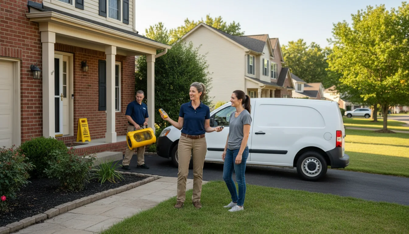 Water restoration image for Dehumidification And Cleanup Services in Philadelphia, TN